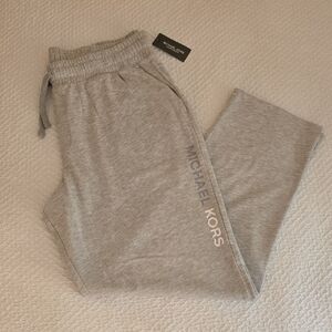 NWT Michael Kors Heather Grey Sweatpants/Loungewear Size: XL
